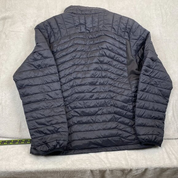 Gerry Mens Puffer Jacket XL Black Quilted With Zip Pockets & High Collar - Picture 9 of 9